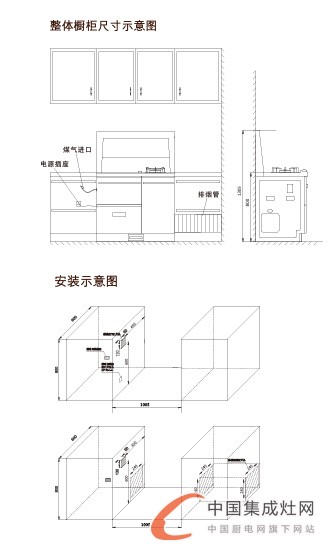 藍炬星集成灶凱旋門系列至尊金