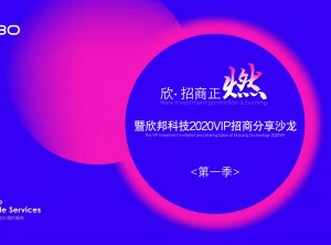 欣·招商正燃 暨欣邦科技2020VIP招商分享沙龍(第一季) (5)