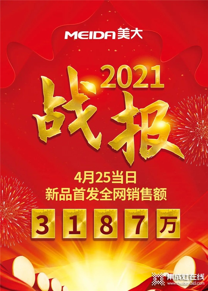 “新”光閃耀燃創(chuàng)佳績！2021美大集成灶新品震撼首發(fā)！